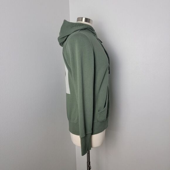 Peloton Green Ultimate Fleece Zip-Up Hooded Sweatshirt With Pockets Size Medium - Picture 7 of 13